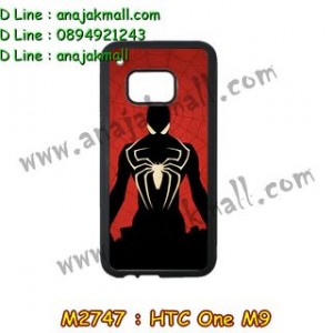 M2747-06 เคสขอบยาง HTC One M9 ลาย Spider II