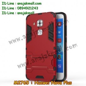 M2765-05 เคสโรบอท Huawei Nova Plus สีแดง