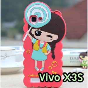 M1257-04 เคสตัวการ์ตูน Vivo X3S ลายเด็ก A