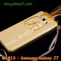 M1813-04 เคสยาง Samsung Galaxy J7 หูกระต่าย สีส้ม