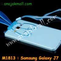 M1813-05 เคสยาง Samsung Galaxy J7 หูกระต่าย สีฟ้า