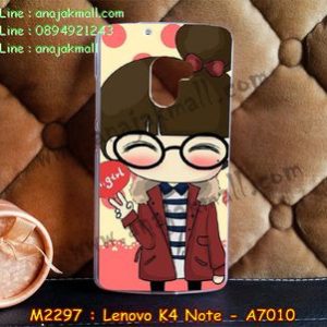 M2297-09 เคสยาง Lenovo K4 Note ลาย Hi Girl