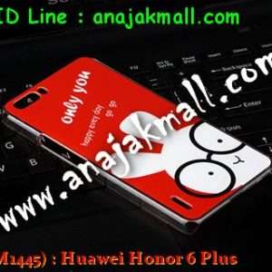 M1445-13 เคสแข็ง Huawei Honor 6 Plus ลาย Red Rabbit