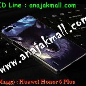M1445-14 เคสแข็ง Huawei Honor 6 Plus ลาย Wolf