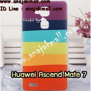 M1024-01 เคสแข็ง Huawei Ascend Mate7 ลาย Colorfull Day