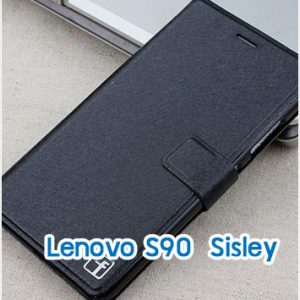M1289-03 เคสฝาพับ Lenovo S90 Sisley สีดำ