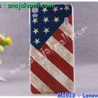 M1513-04 เคสแข็ง Lenovo A7000 ลาย Flag III