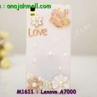 M1611-01 เคสประดับ Lenovo A7000 ลายมงกุฏรัก