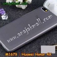 M1679-02 เคสยาง Huawei Honor 4X สีดำ