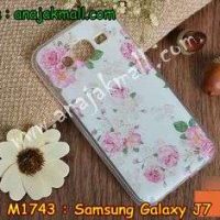 M1743-05 เคสยาง Samsung Galaxy J7 ลาย Flower I