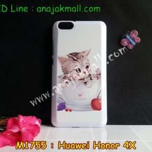 M1755-02 เคสแข็ง Huawei Honor 4X ลาย Sweet Time