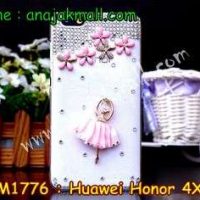 M1776-04 เคสประดับ Huawei Honor 4X ลาย Pink Ballet