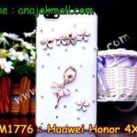 M1776-07 เคสประดับ Huawei Honor 4X ลาย Ballet Flower