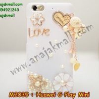 M2035-01 เคสประดับ Huawei G Play Mini ลาย Love