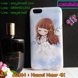 M2064-04 เคสยาง Huawei Honor 4X ลายนิเนโกะ