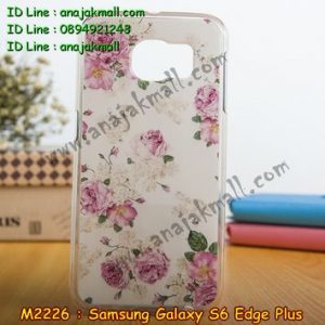 M2226-02 เคสยาง Samsung Galaxy S6 Edge Plus ลาย Flower I