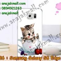 M2226-09 เคสยาง Samsung Galaxy S6 Edge Plus ลาย Sweet Time