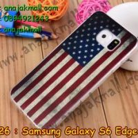 M2226-13 เคสยาง Samsung Galaxy S6 Edge Plus ลาย Flag II