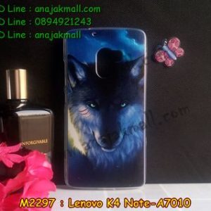 M2297-01 เคสยาง Lenovo K4 Note ลาย Wolf