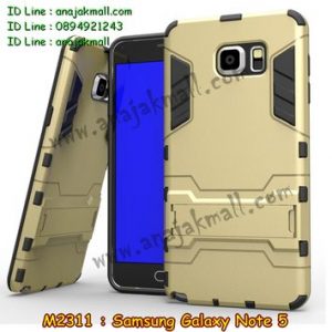 M2311-01 เคสโรบอท Samsung Galaxy Note 5 สีทอง