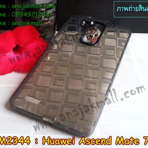 M2344-05 เคสยางใส Huawei Ascend Mate7 ลาย Window สีดำ
