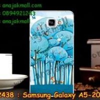 M2438-03 เคสแข็ง Samsung Galaxy A5 (2016) ลาย Blue Tree