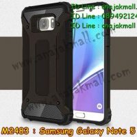 M2483-10 เคสกันกระแทก Samsung Galaxy Note 5 Armor สีดำ