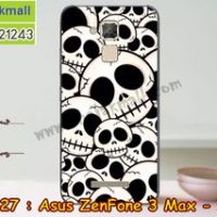 M2827-08 เคสแข็ง Asus Zenfone 3 Max - ZC520TL ลาย Skull II