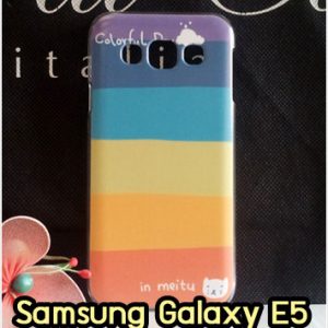 M1322-03 เคสแข็ง Samsung Galaxy E5 ลาย Colorfull Day