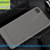 M3695-02 เคสยางกันกระแทก Asus Zenfone 4 Max Pro-ZC554KL สีเทา