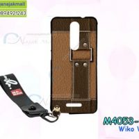 M4053-098 เคสยาง Wiko View ลาย BX01 พร้อมสายคล้องมือ