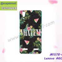 M1578-06 เคสยาง Lenovo A6000 ลาย Flower X01