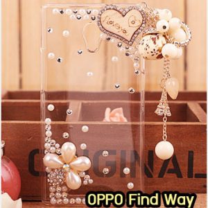 M1271-08 เคสประดับ OPPO Find Way ลาย Love