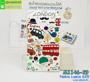 M1146-29 เคสแข็ง Nokia Lumia 625 ลาย London