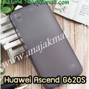 M1329-01 เคสยาง Huawei Ascend G620S สีดำ