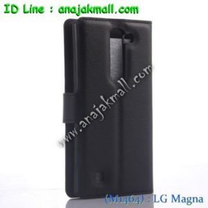 M1464-01 เคสฝาพับ LG Magna สีดำ