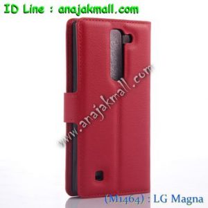 M1464-07 เคสฝาพับ LG Magna สีแดง