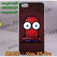 M1637-39 เคสแข็ง Vivo X5 Pro ลาย Spider Man I