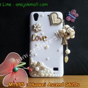 M1655-02 เคสประดับ Huawei Ascend G620S ลาย Love