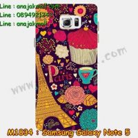 M1834-22 เคสยาง Samsung Galaxy Note 5 ลาย Paris XI