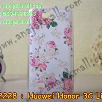 M2228-07 เคสยาง Huawei Honor 3C Lite ลาย Flower I