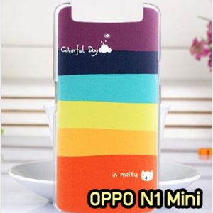 M868-23 เคสแข็ง OPPO N1 Mini ลาย Colorfull Day