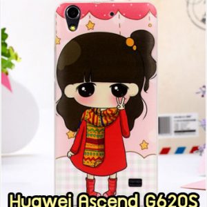 M1285-03 เคสยาง Huawei Ascend G620S ลายฟินฟิน