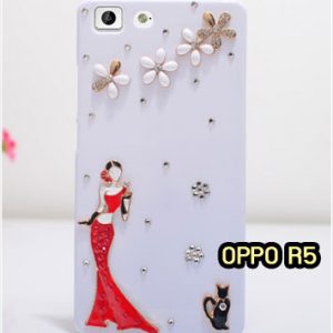 M1154-10 เคสประดับ OPPO R5 ลาย Lady Party