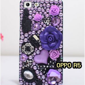 M1154-16 เคสประดับ OPPO R5 ลายกุหลาบม่วง