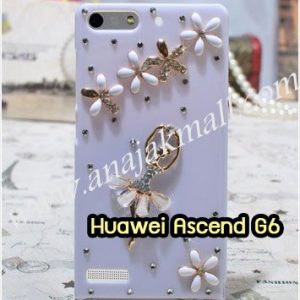 M1150-10 เคสประดับ Huawei Ascend G6 ลาย Ballet Flower