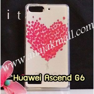 M1037-04 เคสยาง Huawei Ascend G6 ลาย Red Heart