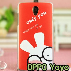 M769-10 เคสแข็ง OPPO Yoyo ลาย Rabbit