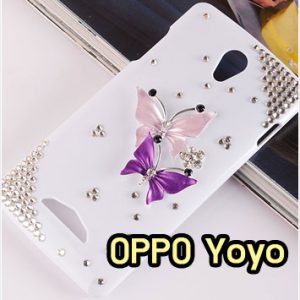 M865-06 เคสแข็งประดับ OPPO Yoyo ลาย Butterfly I