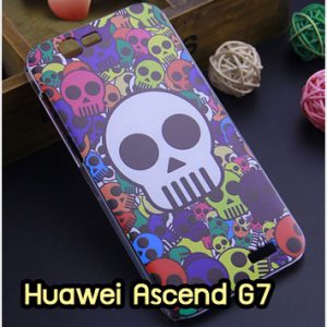 M1325-13 เคสแข็ง Huawei Ascend G7 ลาย Multi-Skull